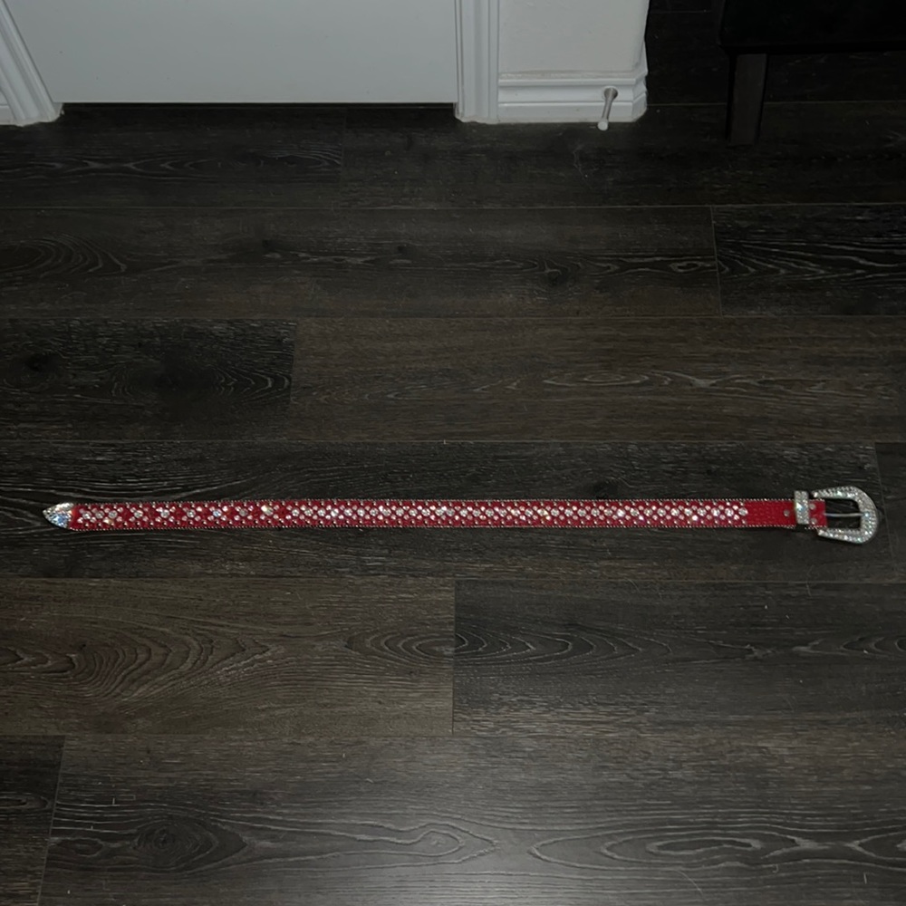 Men’s Red B.B Simon Belt